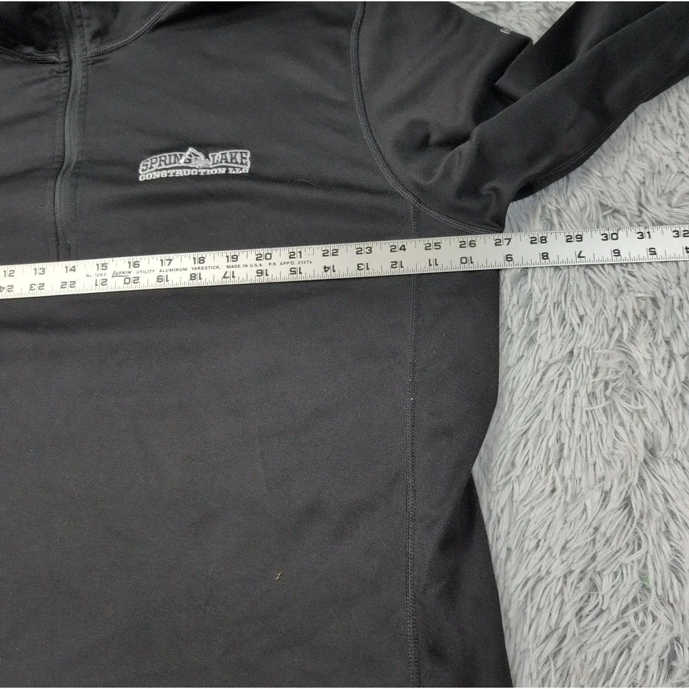 The North Face Sweatshirt Mens XXL Black Half Zip Outdoors Comfort Construction